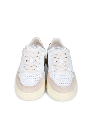 sneakers in pelle bianco AUTRY KIDS | A300KULKFS01WHTBLK